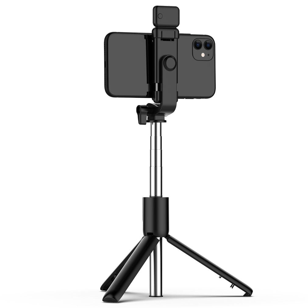 4in1 R1S Wireless Selfie Stick Tripod with Blueooth Remote 70CM Height for Photography Traveling Videography