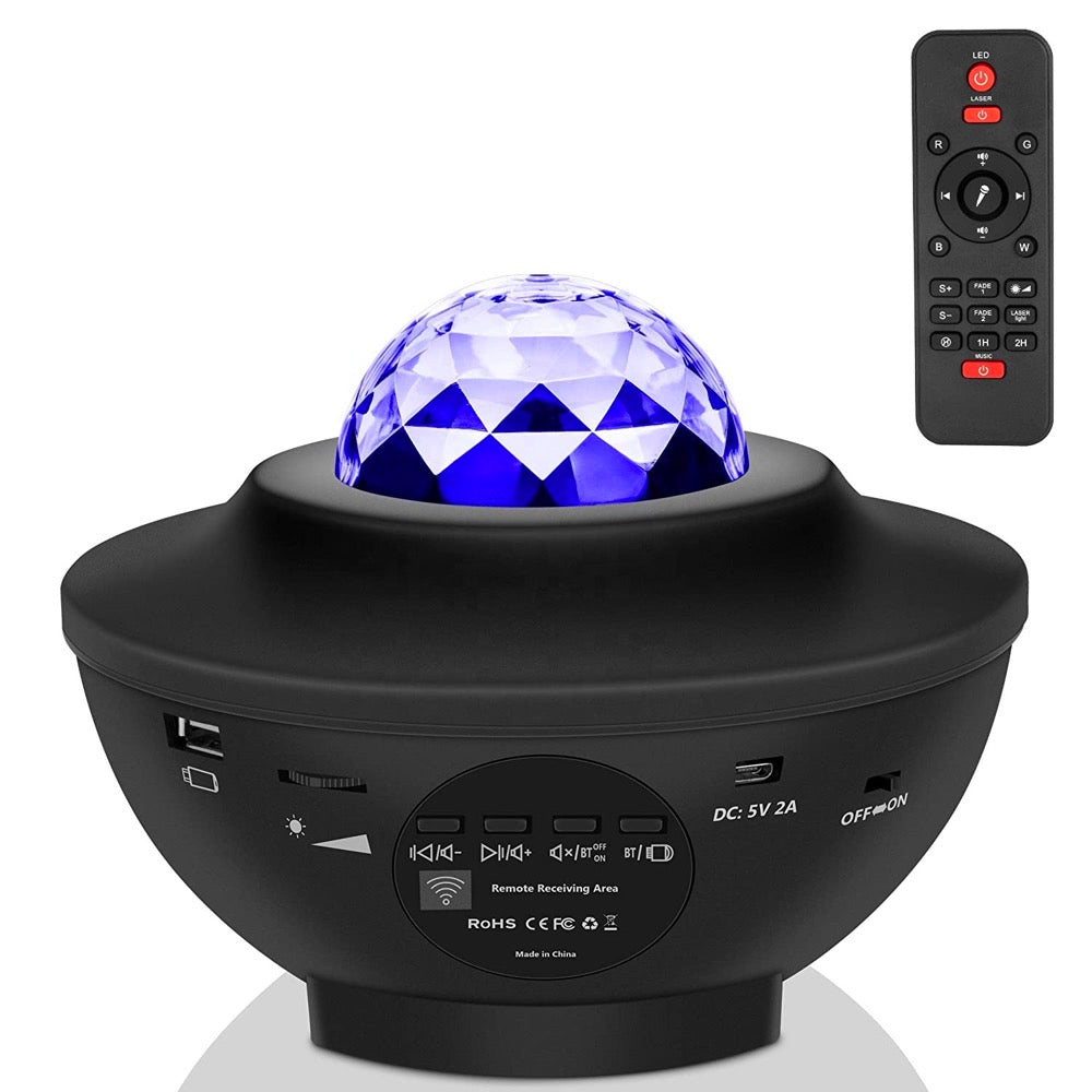 Galaxy Projector Light Starry Light Galaxy Lamp Room Decoration Night Light 21 Color Modes With Dual Speaker Remote