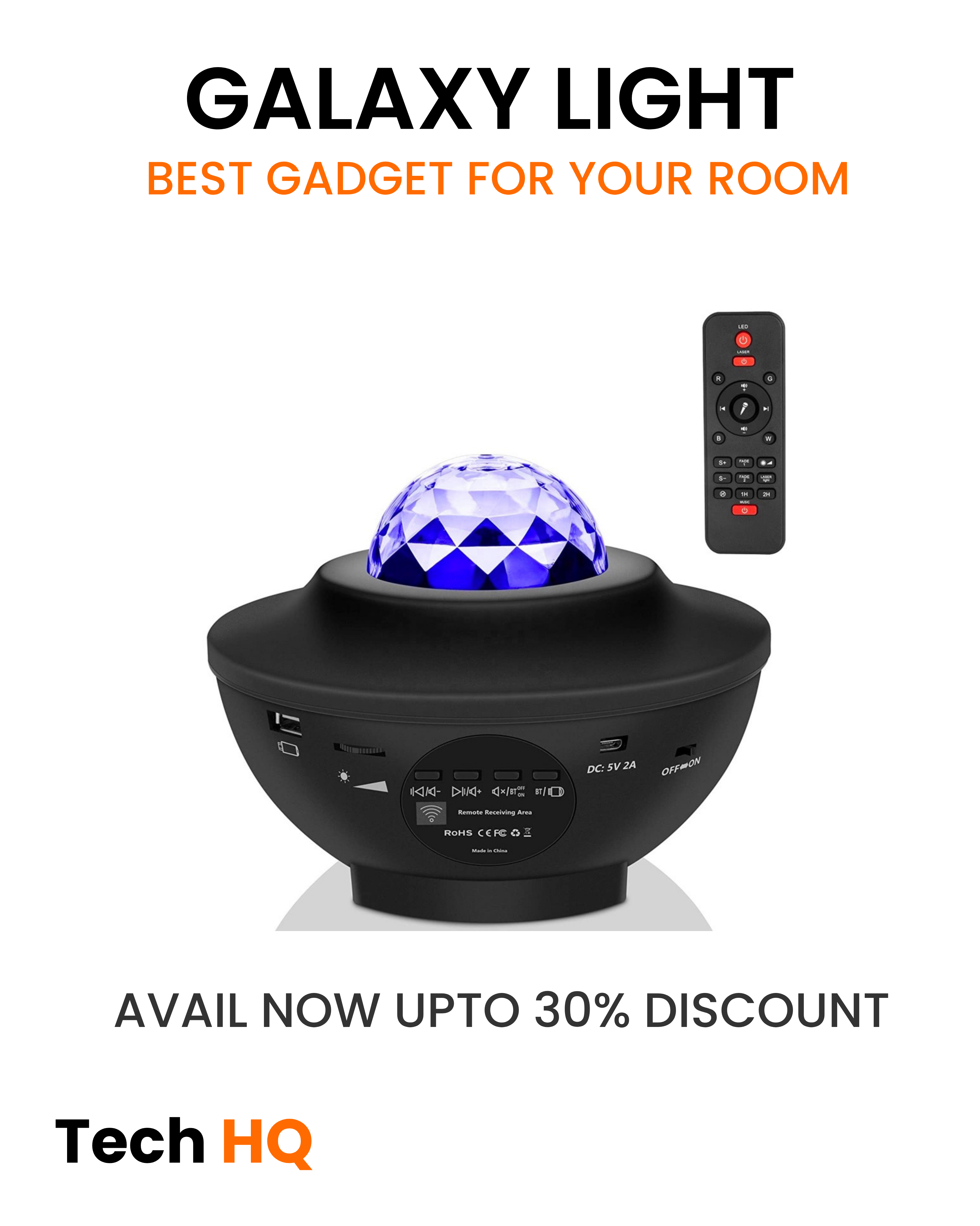 Galaxy Projector Light Starry Light Galaxy Lamp Room Decoration Night Light 21 Color Modes With Dual Speaker Remote