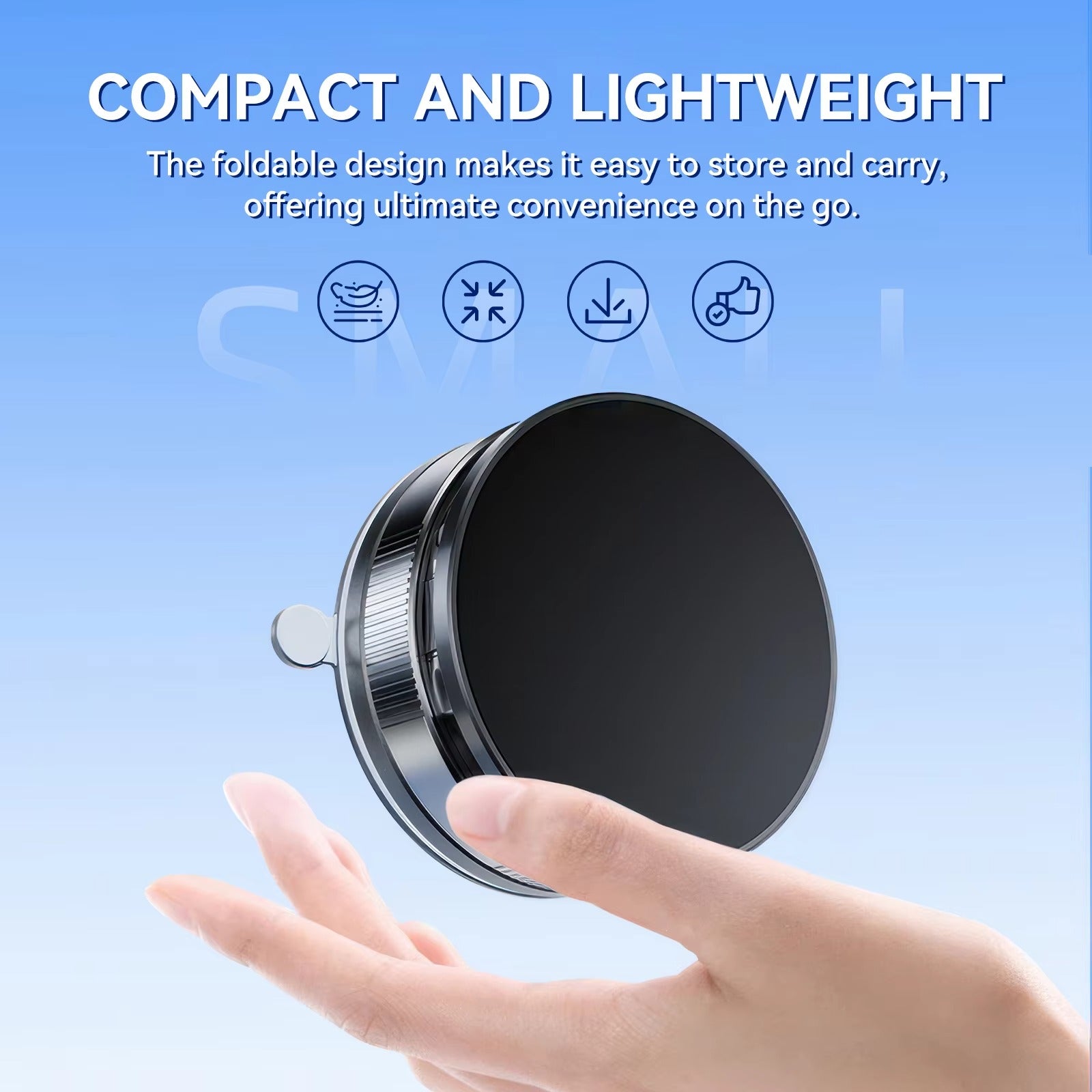 Vaccum Suction Magnetic Car Mobile Holder Mobile Stand Tablet Holder Stand Base 360 Rotatable Adjustable Foldable Cell Phone Holder Desktop Phone Holder for Mobile Rotatable Tablet Holder Stable Table Stand Homes Telescopic Folding Stable Stand Anti Fall