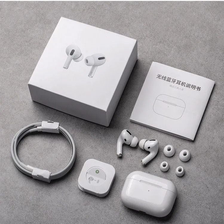 Full Function Premium Quality Airpods Pro 2nd Generation Wireless Charging Noise Cancellation High Quality Bass Sound Magnetic Popup Window Buzzer Crystal Clear Sound Bluetooth 5.0
